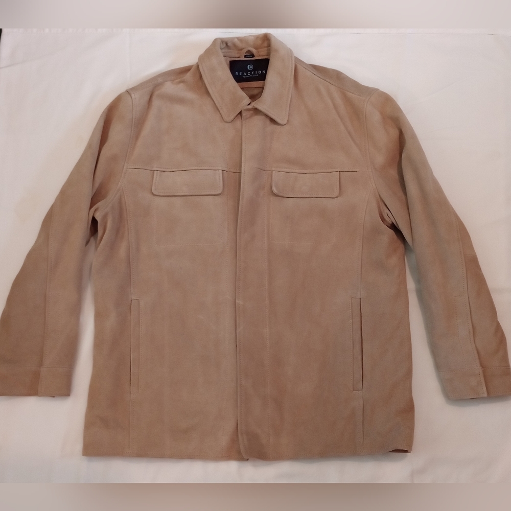 Kenneth Cole Leather Coat